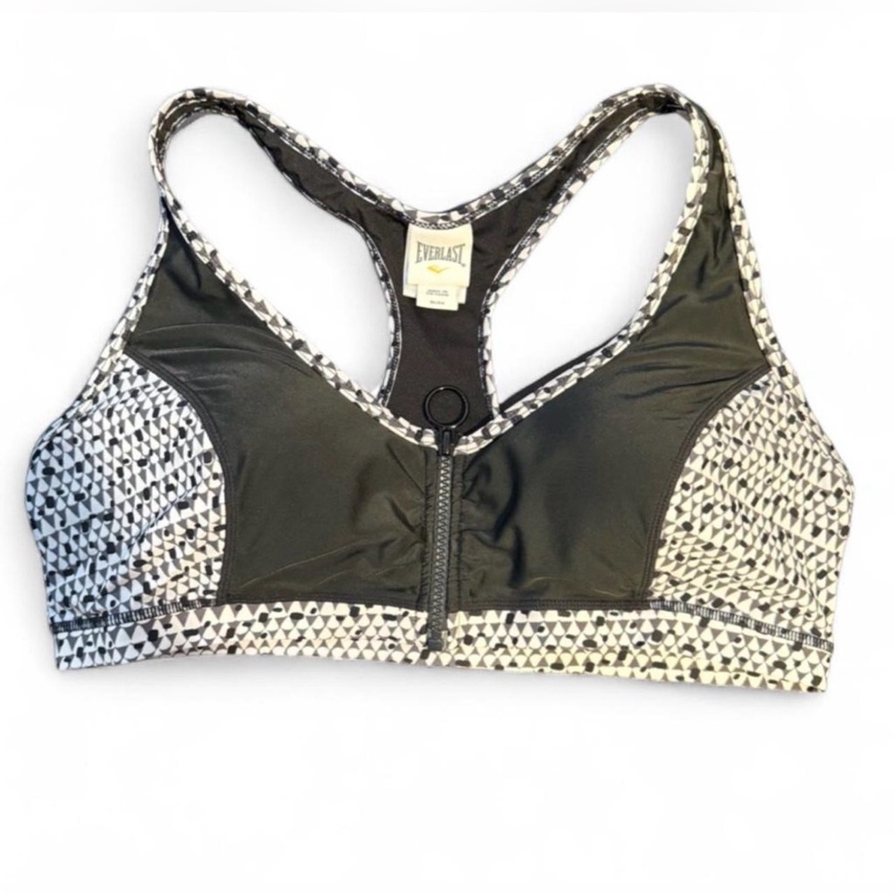 Everlast Black and White Sports Bra